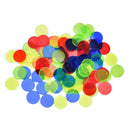 100Pcs Classroom Children and Carnival Poker Chips Markers For Bingo Game Card-