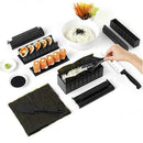 10PC DIY Sushi Making Kit Rice Roller Mold Set For Beginners Kitchen Kit T6U8