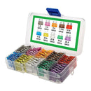 100pcs Parts Auto Fuses 2 3 5 7.5 10 15 20 25 30 35A Assorted Set