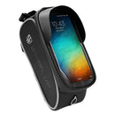 Bike Handlebar Pannier Phone Holder Case Cycling Head Tube Touchscreen Bag