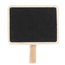 20pcs Mini Blackboard Wooden Clip Long Photos Peg Memo Clips Ornaments