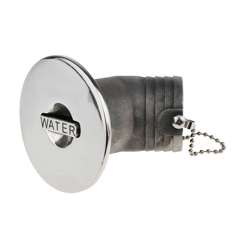Boat Deck Fill / Filler Keyless Cap 2 inch /50mm - Water 316 Stainless Steel