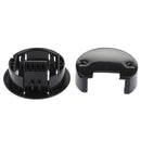 Black Plastic Boat Marine RV Deck Hatch Door Cabinet Round Pull Latch Lock