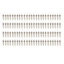 100pcs Auto Air Conditioning Repair Valve Cores R12 Car A/C Valve Cores White