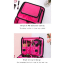 Professional Large Makeup Bag Cosmetic Case Storage Handle Organizer Travel J5Y7