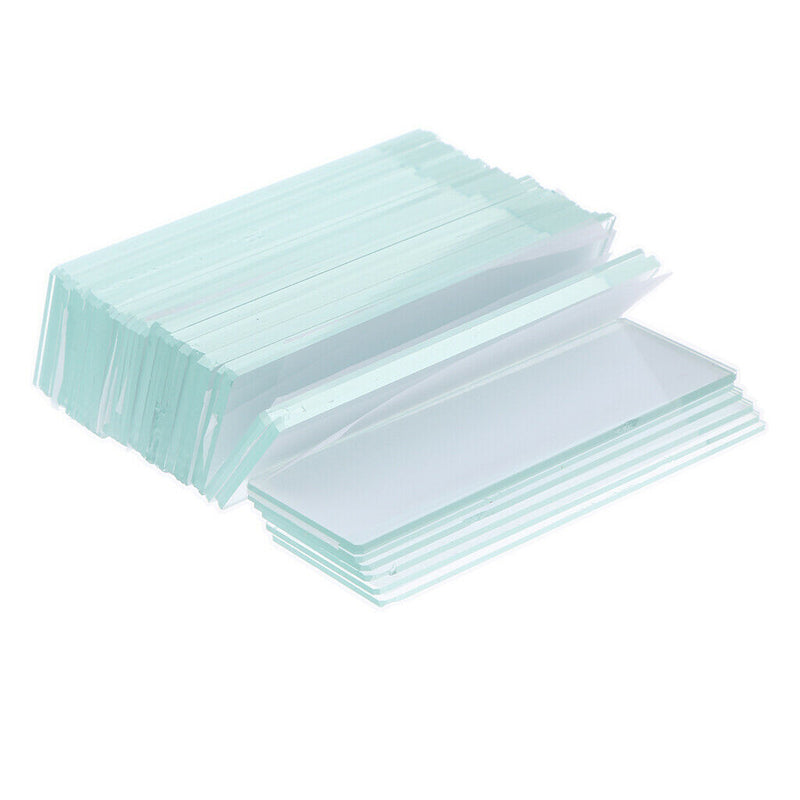 50 Pieces Microscope Slide Cover Glasses for Biology Experiment Accessories