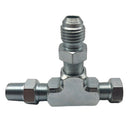 3-Way 1/8" NPT To 4AN Plug Oil Feed Pressure Sensor Adapter , 6*5*1cm