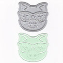 Cartoon Pig Cutting Dies with Clear Stamps for Craft Scrapbooking Embossing Card