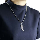 Bohemia Stainless Steel Angel Wing Pendant Necklace Collection Party Jewelry