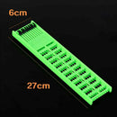 1PC Fishing Rig Board Plastic Double Side Spring Hooks Storage Catch HolderBX