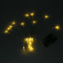 2m 20 LED Battery Operated Christmas Wedding Fairy String Lights,Warm white