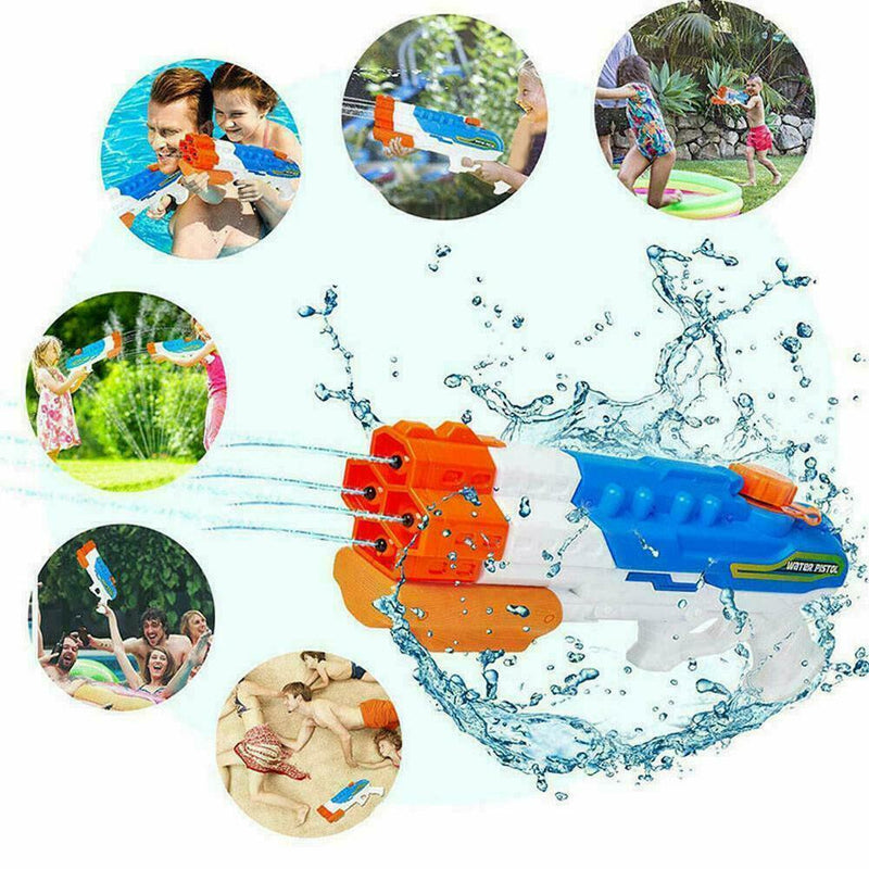 Giant 17.3In Water Gun Super Pump Action Cannon Shooter Drench Pistol Soake O7O6