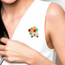 Balloon Bus Brooches Enamel Pins Badges Ornament Jewelry Gift (Style 1) A