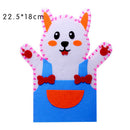 1PC DIY Handmade Cartoon Animal Nonwoven Fabric Glove Kids Finger Education  J!E