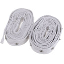 Snap Style Metal Buttons Tape White Color 2yds Pressure Popper Stud Snap