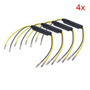 4pcs Motorcycle LED Turn Signal Indicator Flasher Decoder Durable Universal 12V-