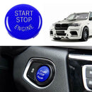 Start Stop Engine Button Switch Cover for BMW X5 E70 X6 E71 3 Series(Blue)