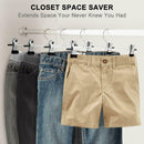 Pant Hangers Skirt Hangers with Clips 20 Pack Metal Trouser Clip Hangers fo E8T4