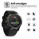2pcs Transparent Tempered Glass Screen Protector Film for Garmin Fenix 5