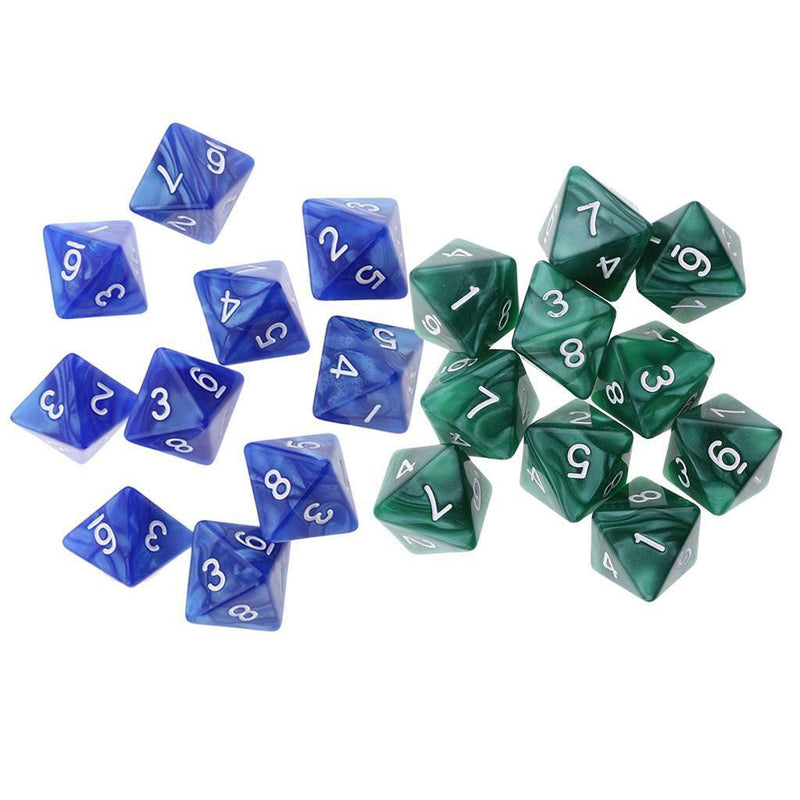 20pcs 8 Sided D8 Dices for   RPG Roleplaying Game Accessory