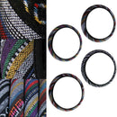 Automotive Boho Ethnic Flax Car Accessory Steering Grip 1 Wheel New 38cm Co D1H7
