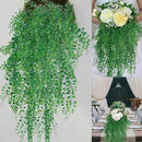 Artificial Hanging Plants 2PCS Artificial Green Ivy Vine Artificial Shrubs  W4E3