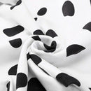 Autumn Winter New Newborn Cute Cow Print Jumpsuit Button Rompers Long SleeveM9Z2