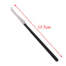 1Pc foot file cuticle pusher dead skin fork callus remover manicure pedicure ME