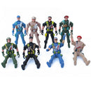 20pcs Plastic Special Force Action Figures 9cm Army Men Soldier Playset