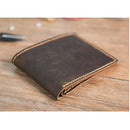 DIY Brown Leather Wallet Purse Complete Kit with Pre Cut Pre Punched Leather