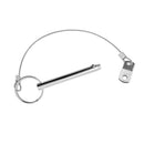 316 Grade Stainless Steel Quick Release Pin w/ 240mm Lanyard for Marine, Kayak,