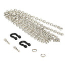 RC Car Rock Crawler 88cm Long Chain with Shackle Black for 1/10th Scale RC RC4WD