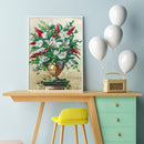 DIY Diamond Painting Flower Special Shape Crystal Drawing Home Decor (V035)