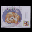 Two Dogs Latch Hook Rug Making Kits for Teen Girls with Wooden Crochet Hook