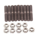 Stud Bolt Kit With Lock Nuts For  S13 S14 S15 CA18 Garrett T2 T25 Tu