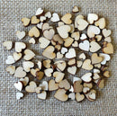 50 Pcs DIY 4 Sizes Wooden Love Heart Buttons Scrapbooking Craft Ho Creative N4P5