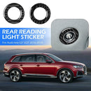 2pcs Dome Light Cover Carbon Fiber Trim Stickers for Audi Q7 SQ7 4M 2016-2019