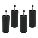 Pack of 4 Bed Chair Furniture Sofa Couch Legs Replacement Bed Riser 100mm
