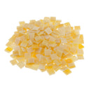 250x Orange Square Glass Mosaic Tiles Pieces for Art Craft 10x10mm Supplies