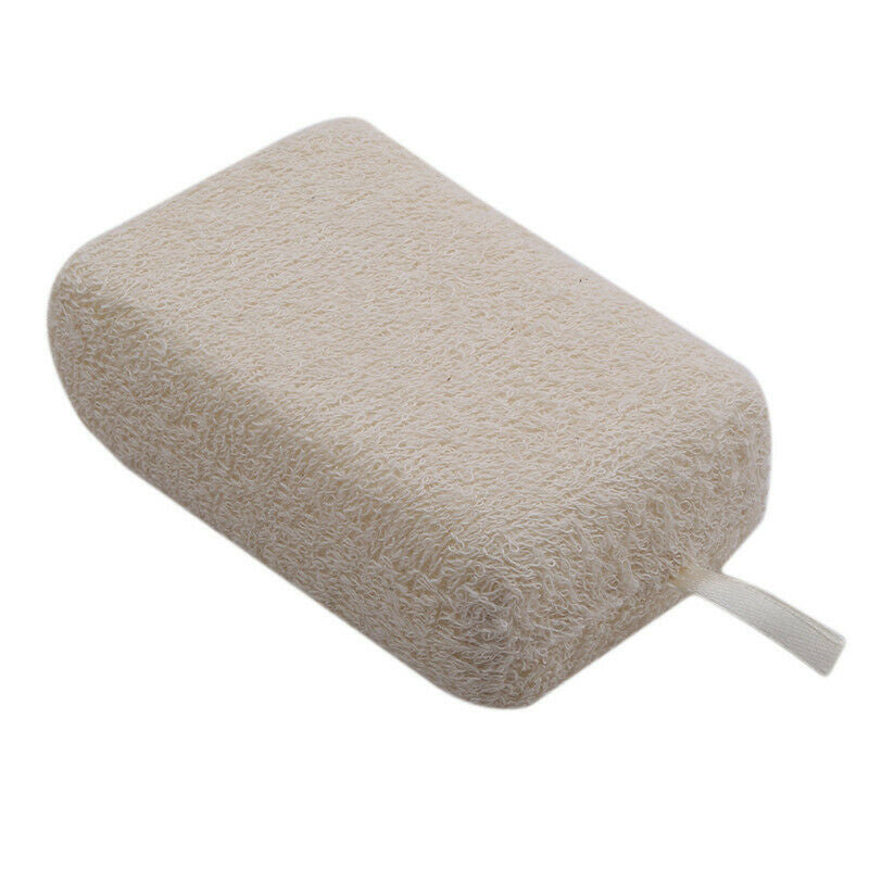 Useful Bath Sponge Shower Rectangle Soft Natural Fiber Brush Clean Rich Foam: Gw