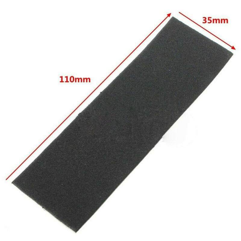 12x Wooden Fingerboard Deck Uncut Sandpaper Grip Tape Stickers 110mm x 35mm