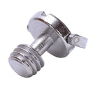 Longer Shaft D-ring Screw 3/8 inch-16 Thread Camera Tripod Quick Release FixT7X2