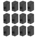 12x Black String Iron Block For Electric Guitar Tremolo Brdige 8x4x5mm