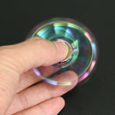 Rainbow Color Hand Spinner Six Arm Water Drop Wheel Alloy Fingertip Toys