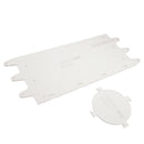 Brand New 2 Pcs/set Clear Acrylic Template for Leather Brush Pot Hand Making