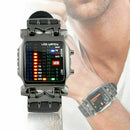 Luxury Men's Stainless Steel Watch LED Sports Date Bracelet Digital Wristwa A6W0