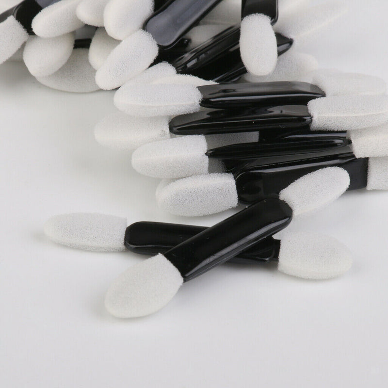 Pack of 50pcs Disposable Double Ended Eye Shadow Sponge Brush EyeShadow