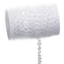 33FT Garland Diamond Acrylic Crystal Bead Curtain Wedding DIY Party Decor