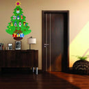 New Kids DIY Stereo Felt Christmas Tree with Decorations Door Wall Hanging