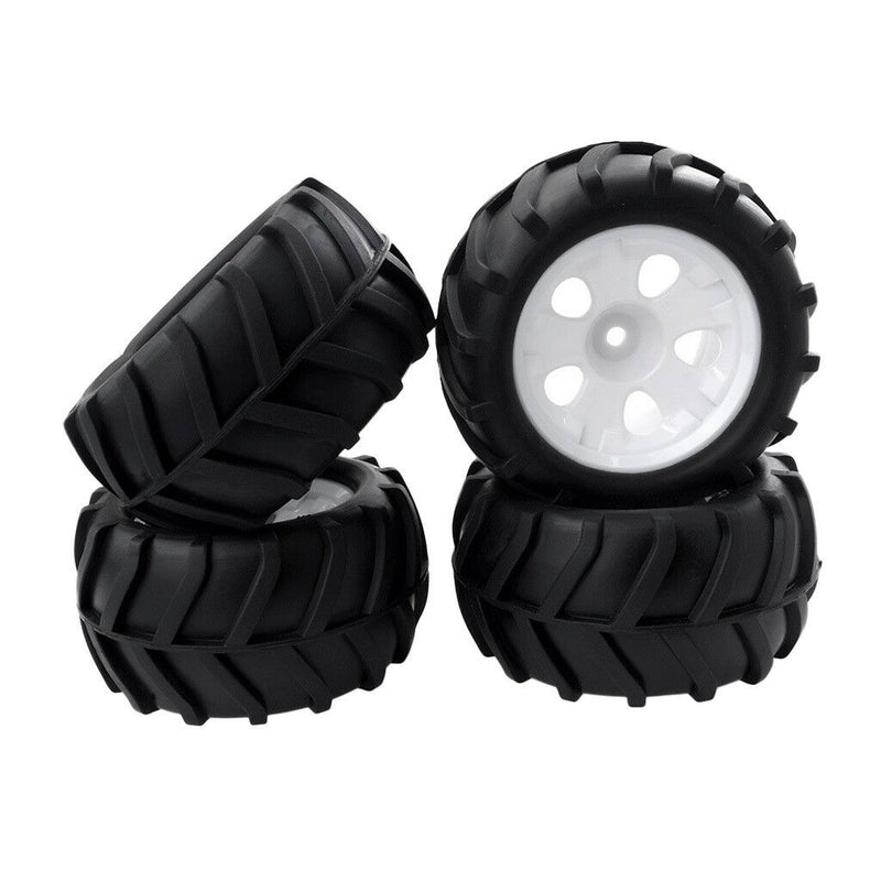 4x 85mm Rubber Tire Tyre for HSP HPI ZD Racing WPL FS Wltoys RC Rock Crawler